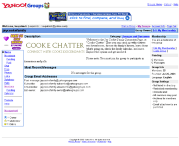 Cooke Chatter screenshot